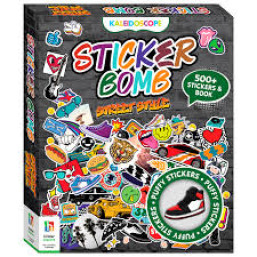Kaleidoscope Sticker Bomb Street Style